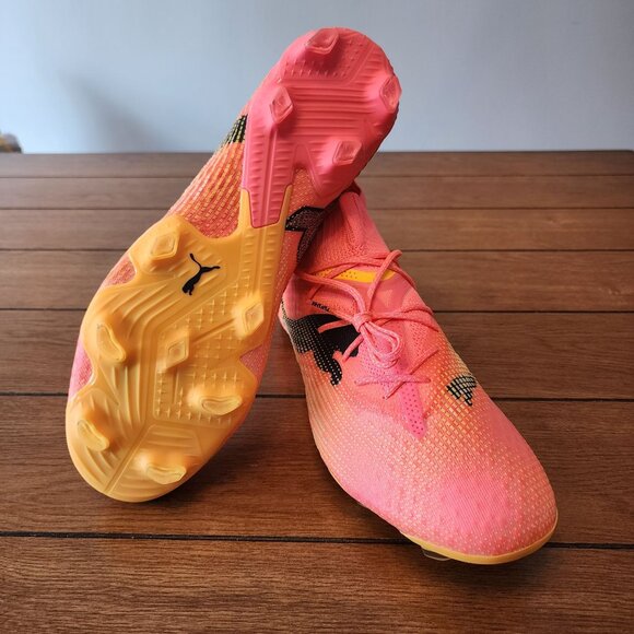 Puma Future 7 Ultimate FG/AG Soccer Cleats Mens 10.5 Sunset Glow Orange New $240 - Picture 5 of 7